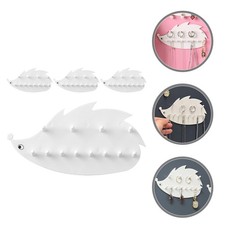  4 Pcs Accroche-porte Mural Présentoir Collier Cintre Clé Organisateur De Bijoux