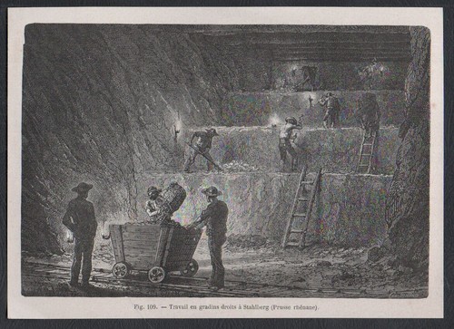 1867 travail en gradins - 1867,