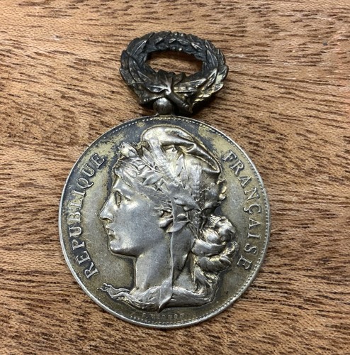 Médaille argent société - en, argent,