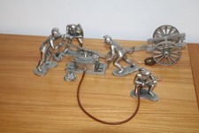 Pompiers Les étains du Prince Pompe à bras avec servants  et chariot