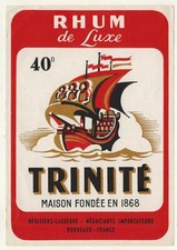 Etiquette  rhum de luxe