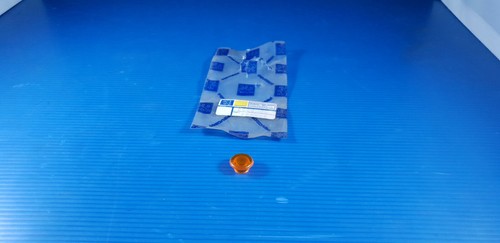 Cabochon voyant orange
