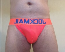 Jockstrap orange Jockmail taille M