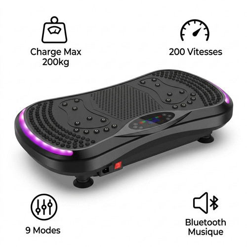 Plateforme vibrante fitness - vibrante, 3d