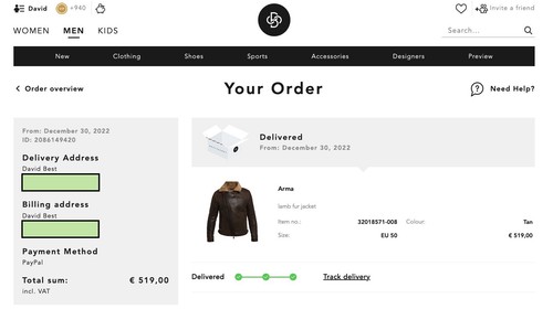 Veste homme peau mouton - veste,