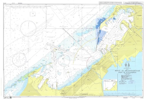 Carte marine admiralty - marine, 3119