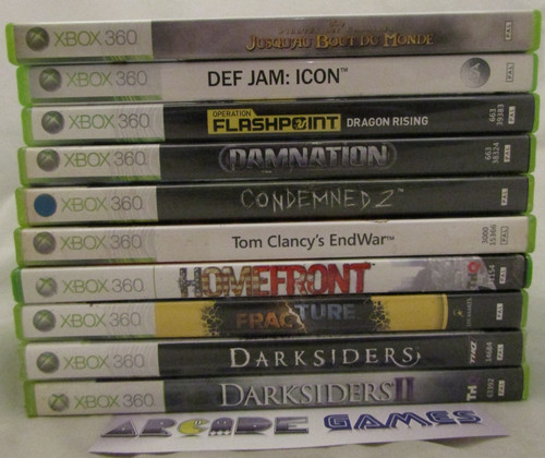 Lot jeux xbox - 10, 360
