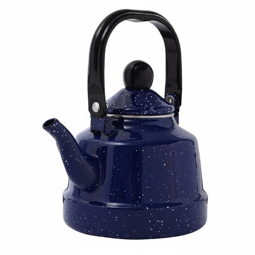 Bouilloire émaillée bleue - bouilloire,