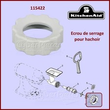 Écrou de serrage pour hachoir