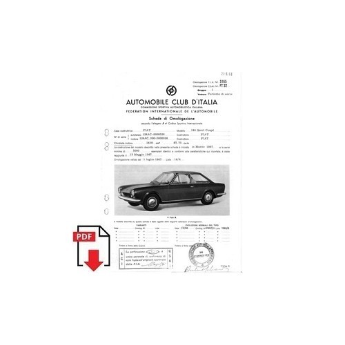 1967 fiat 124 sport - 124,