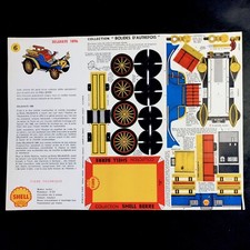 Rare MAQUETTE BOLIDES D'AUTREFOIS 6 - Inversé - TACOT SHELL CARTON DELAHAYE 1896