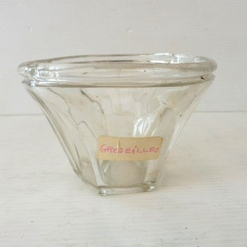 Ancien pot confiture verre - *,