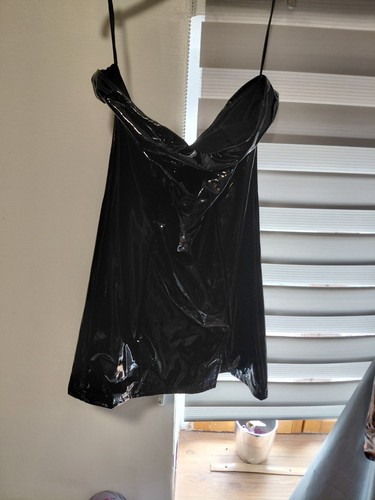 Robe bustier shein vinyle - bustier,