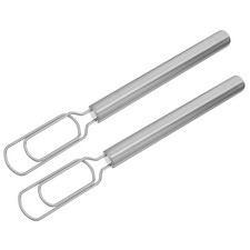  2 PCS Mélangeur De Pâte À Levure Fouet Pate Danois Inox Bâton Pour Pain