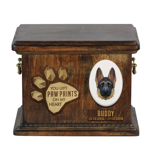 Urne bois pour - pour, chien