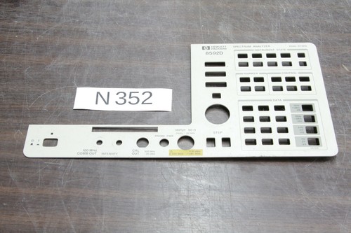 Agilent 8592d front panel - hp,