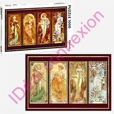 Puzzle 1000 pièces les 4 saisons de mucha 