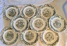 9 assiettes à dessert