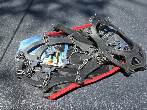 Set large steel crampons - steel, w/