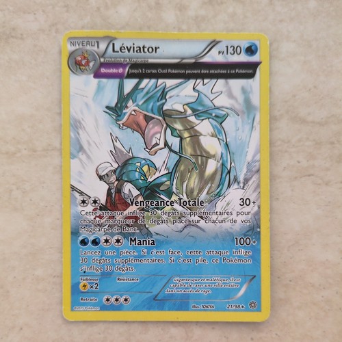 Carte pokemon leviator 98 - carte,
