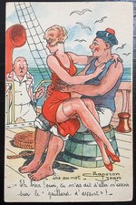 Carte postale, Humoristique, Marin, illustrateur Jean Chaperon