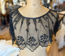 Textile ancien col - textile, dentelle