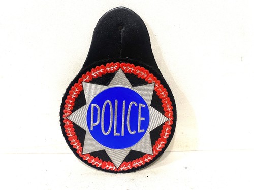 Ancien badge tissus police - tissus,