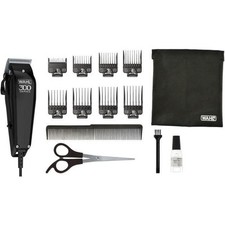 WAHL 20102.0460 Noir Tondeuse cheveux Home Pro 300 Filaire - Kit 15 pièces
