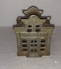 PETITE TIRELIRE ANCIENNE EN FONTE PROVENANCE ARDENNES FRANCE