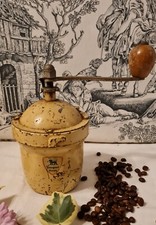 ANCIEN MOULIN A CAFE ROND PEUGEOT EN FER 