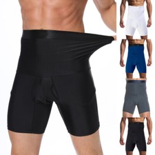 Hommes Compression Chaude Taille Haute Ventre Mince Corps Shaper Ceinture /