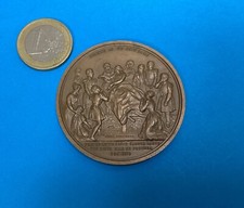 Médaille Religieuse En Bronze