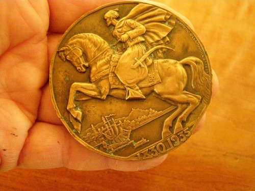 Rare medaille bronze ville - bronze,