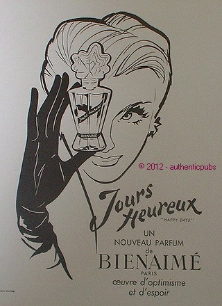 Publicite parfum bienaime - parfum,