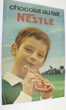 Affiche ancienne 1960 tablette - affiche,