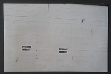 Photo    AFFICHAGE INTERDIT  de J-P ETIENNE