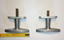 2 poignées ,clanches aluminium  ancien vintage occasion tbe pour porte fenetre..