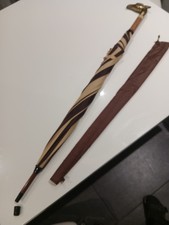 Parapluie Canne ancien tête d'aigle en laiton MARINE ALLEMANDE