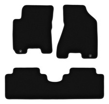 Tapis de sol en velours noir