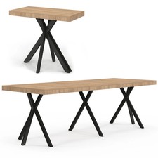 Table console extensible ALIX 10 personnes 235 cm design industriel