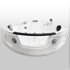 Baignoire balnéo massante angle Miami 135 x 135 cm