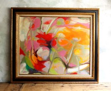 Large French Abstract Floral