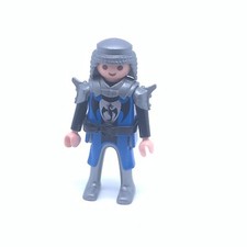 PLAYMOBIL * MOYEN-AGE * Chevalier Dragon Armure Bleu Cote de Maille Série 5 5460