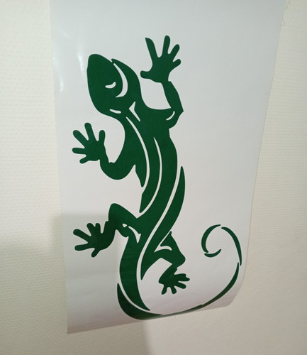Stickers salamandre vert