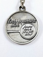 PORTE-CLES - Radio Télévision GRANDIN 1960s - Techniquement Sûr - Vintage Métal