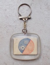 Ancien porte clefs clés vintage restaurant LES ROUTIERS 1960s vtg automobilia