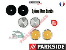 PARKSIDE® Lames pour scie circulaire PTS, 6 pièces, 89 mm diamètre