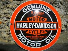 Plaque émaillée HARLEY DAVIDSON Enamel Sign no Indian Triumph Enfield 