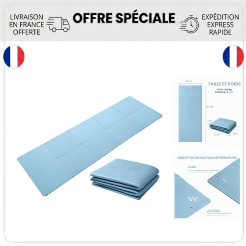 Tapis yoga pliable - tapis,