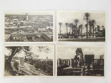 Lot de 4 cartes postales anciennes du Maroc